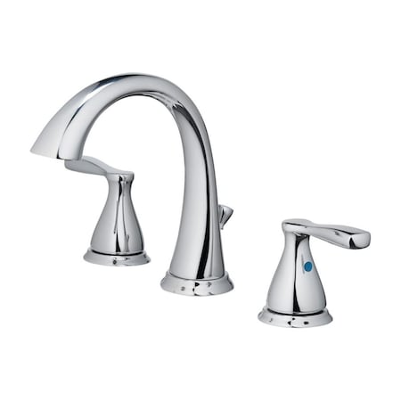 Comfortcorrect Modena Moderna Widespread Lavatory Pop-Up Faucet, 6-8 in. - Chrome CO2513294